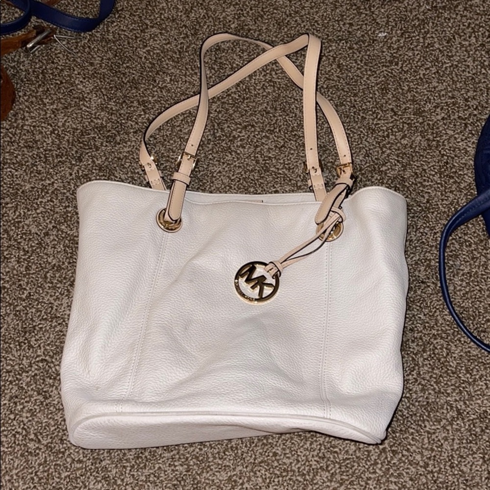 Michael Kors off white purse